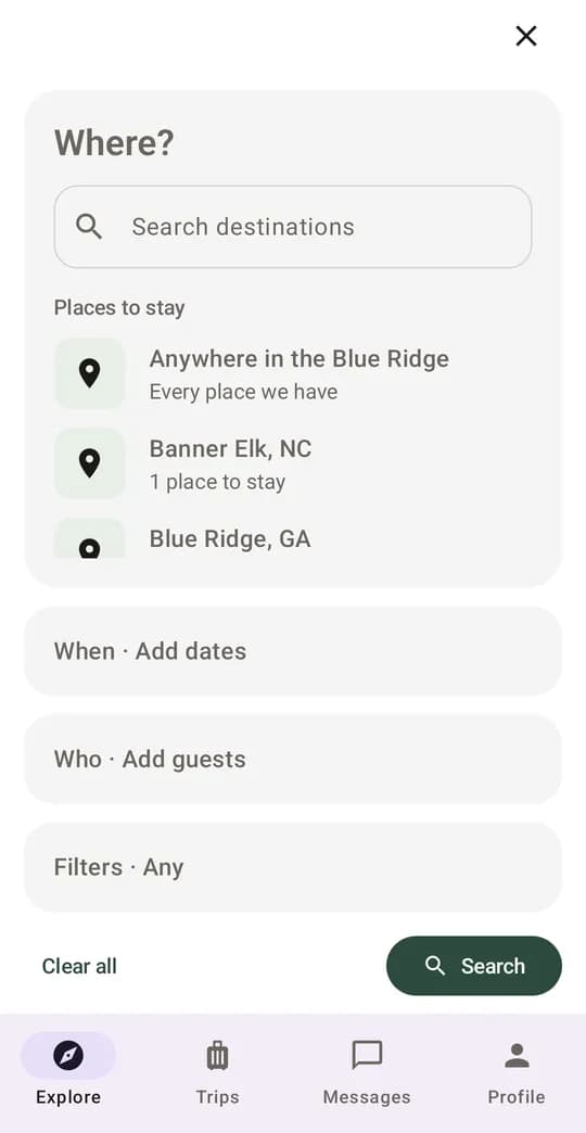 Search: where, when and who
